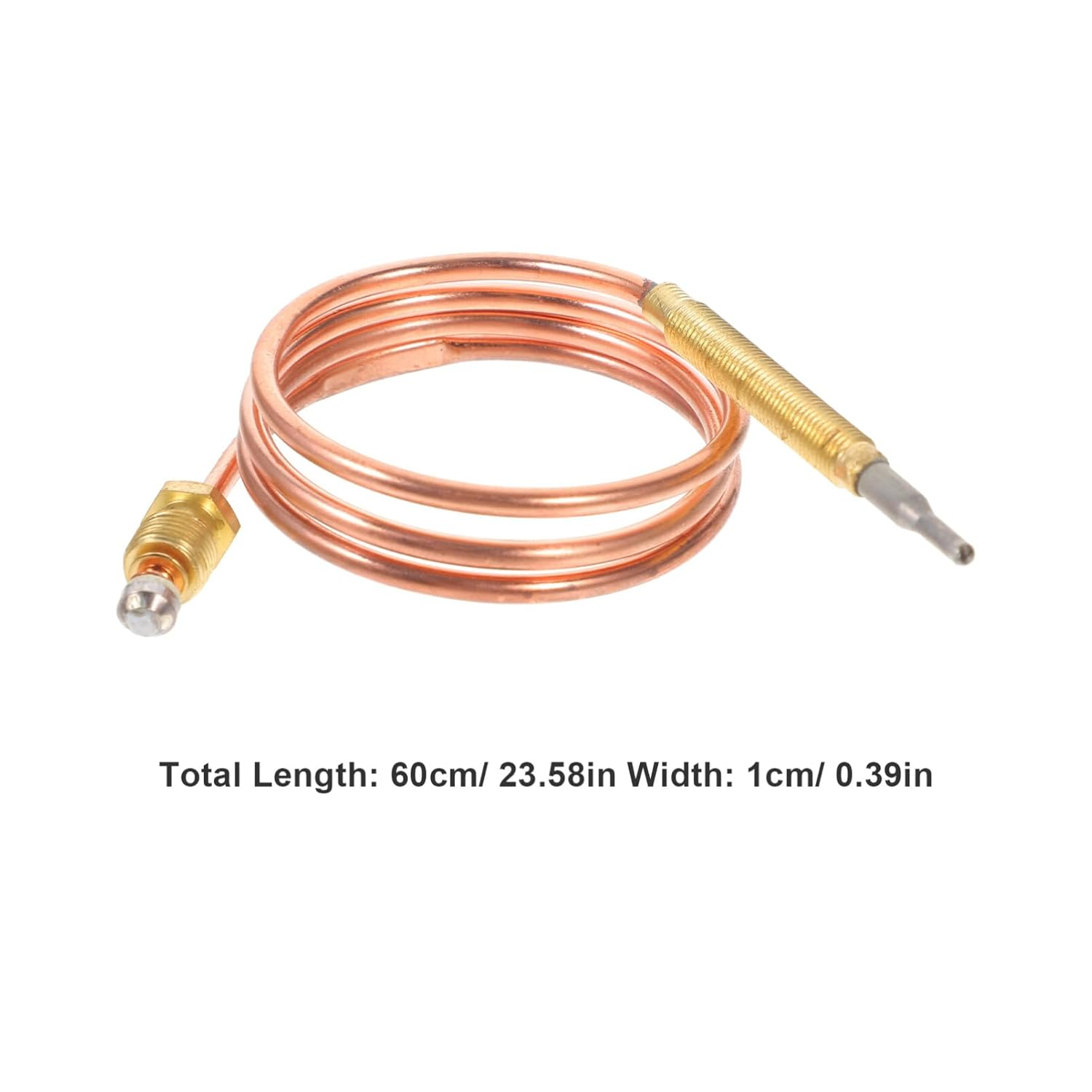 JECOMPRIS Fireplace Thermocouple 600Mm Stove Thermocouple BBQ Grill Thermocouple Temperature Sensor image number 6