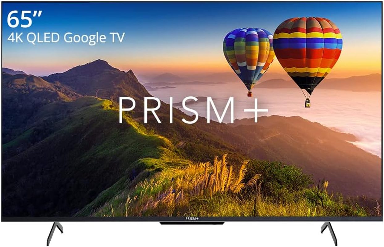 Prism+ Q65 Ultra | 4K QLED Google TV | 65 Inch | Google Playstore | HDR10 | IPS Panel | Zerobezel | 4K Netflix & Youtube | Dolby Audio | DTS Trusurround | Digital TV | Wifi image number 1