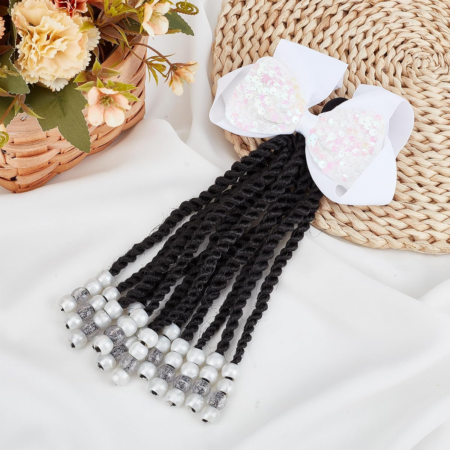 NICENEEDED Ponytail Hair Extensions Synthetic Hairpiece for Women Daily Use image number 4