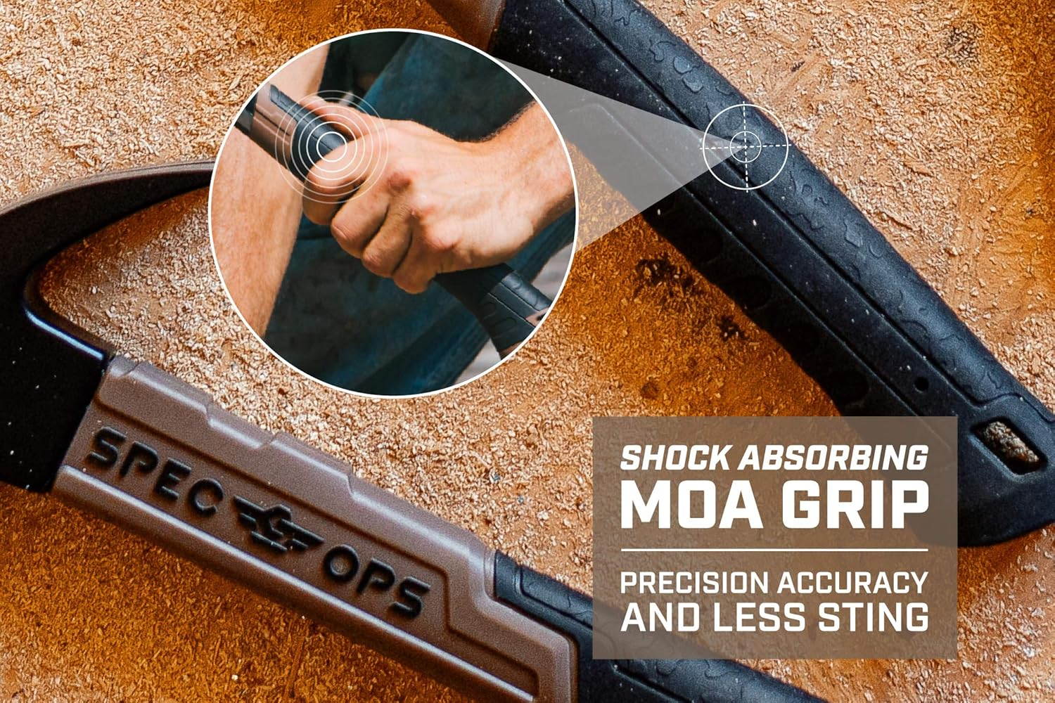 Spec Ops Tools Fiberglass Hammer, 20 Oz, Smooth Face, Curved Claw, Shock-Absorbing Grip, 3% Donated to Veterans image number 2