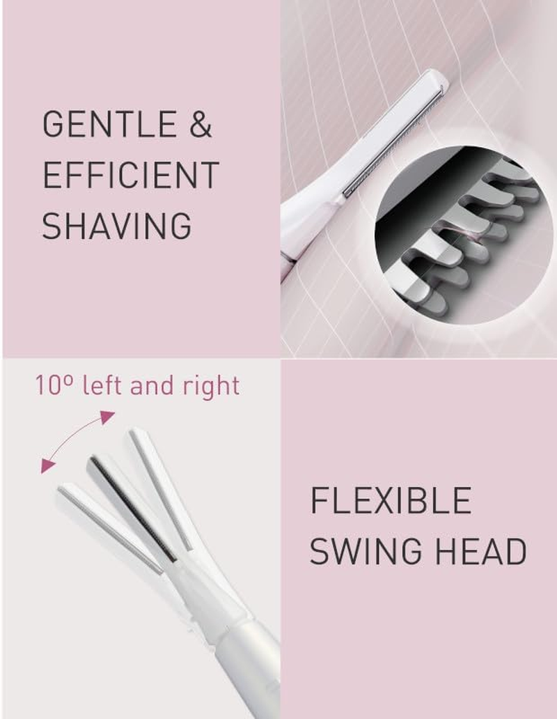 Panasonic Compact Cordless Body and Bikini Trimmer with Flexible Head and Stainless Steel Blades (ES-WR51-P541) image number 3