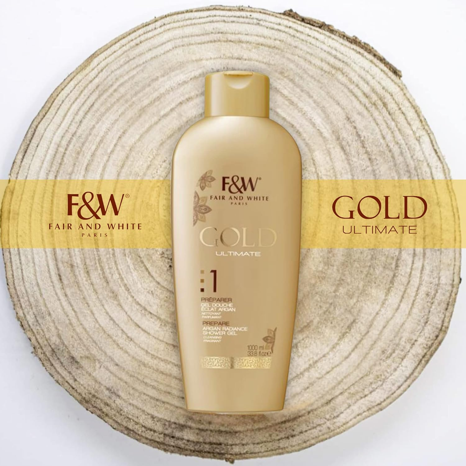 Fair and White Gold Ultimate Argan Radiance Shower Gel