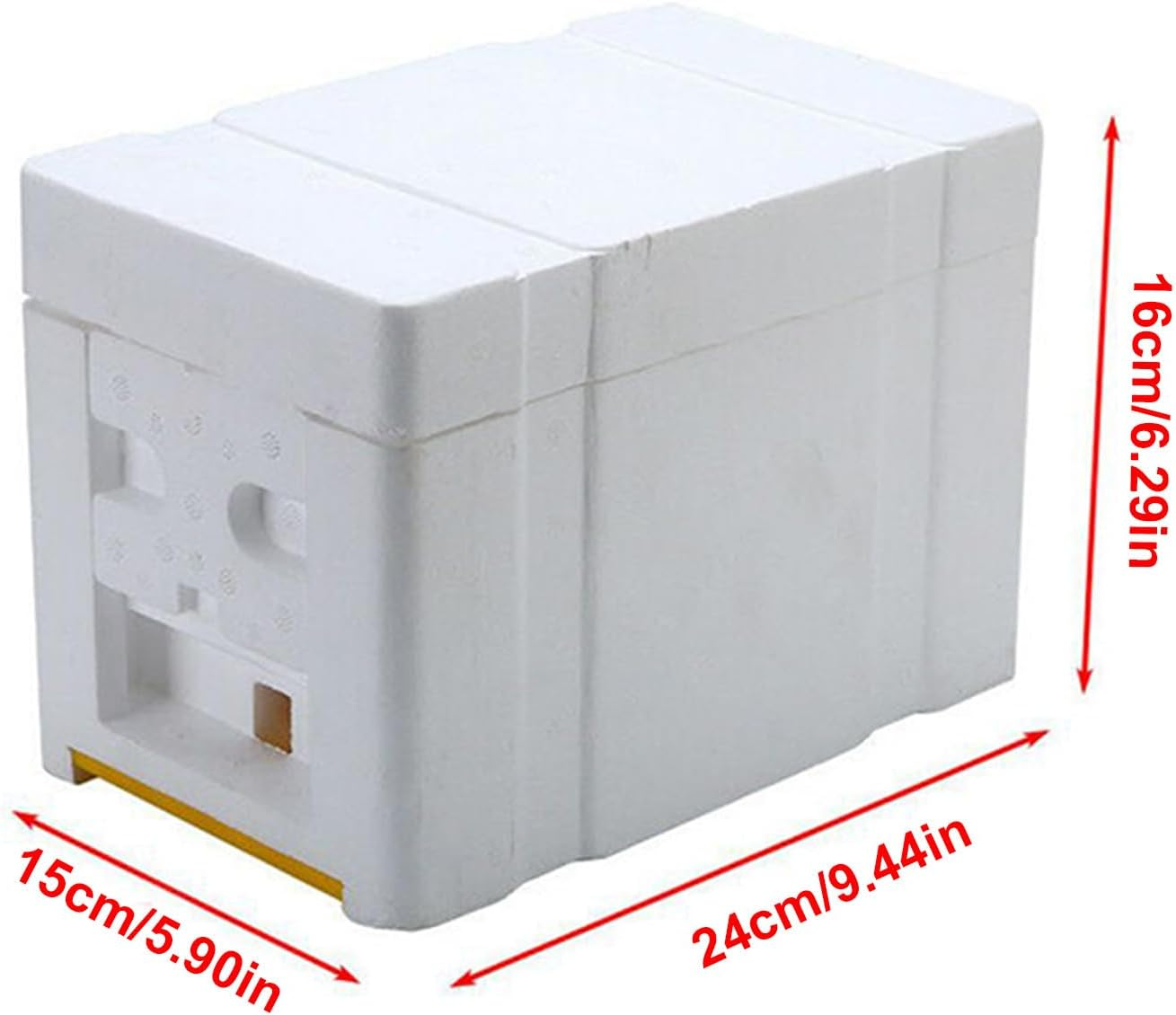 Box for Bees, Pollinator House Kit, Beekeeping Starter Set, Insulated Design, Easy Assembly, 24X15X16.5Cm, for Farm, Pollinating, Mating, Breeding, Winter, Harvest, Backyard, Patio image number 6