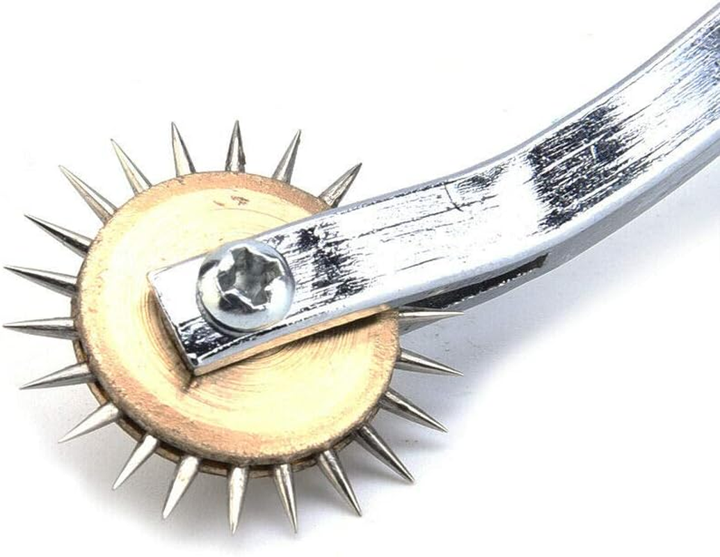 Overstitch Wheel POWERTOOL Stitch Spacing Tool Sewing Pattern Tracing Pricking Wheel Sewing Roulette Spacer Wheel Tools for Leather,Paper and Cloth Craft image number 3