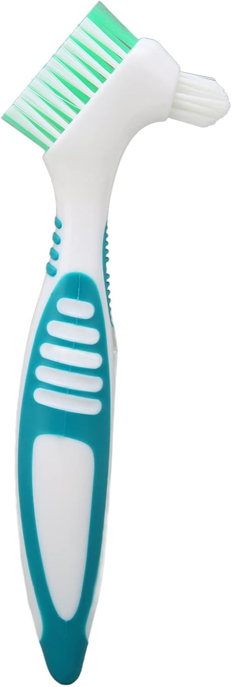 Fdit Denture Cleaning Brush, Effective Plaque & Stain Remover for Partial, Full & Half Dentures, Safe Plastic Cement Design for Daily Oral Care image number 5