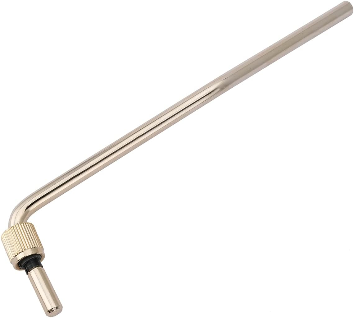 Musiclily Pro 6Mm Collared Steel Tremolo Arm Whammy Bar Vibrato Arm for Floyd Rose Double Locking Tremolo Bridge Electric Guitar, Black