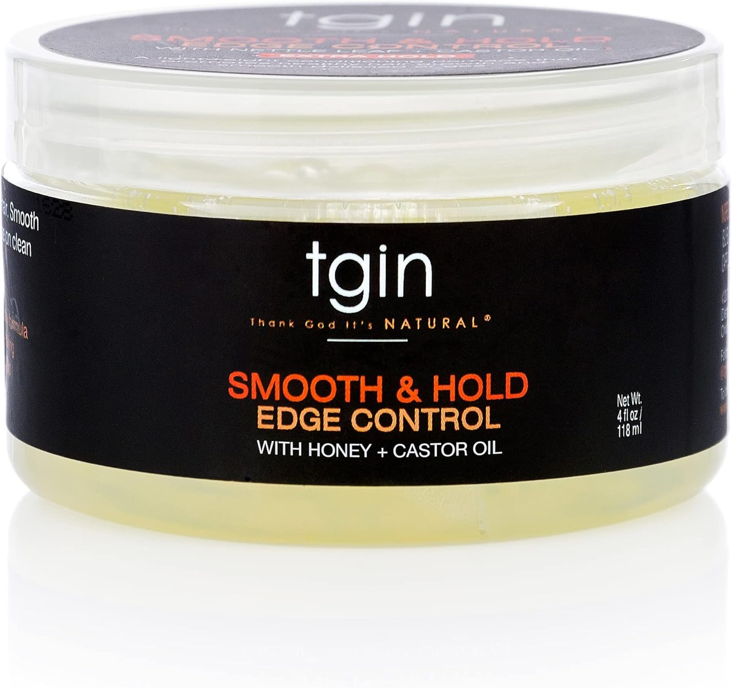Tgin Smooth & Hold Edge Control Infused with Nettle Leaf & Castor Oil for Natural Hair - Dry Hair - Curly Hair - 4 Oz image number 3