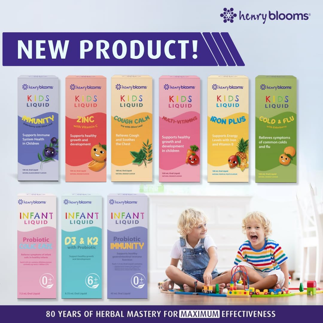 Henry Blooms Infant Liquid Probiotic Immunity 45 Ml image number 3