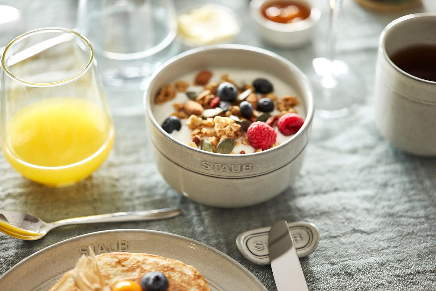 Staub Ceramic Bowl 40508-031 Campagne 3.9 Inches (10 Cm) Ceramic Bowl, Ceramic Bowl, Microwave Safe image number 6