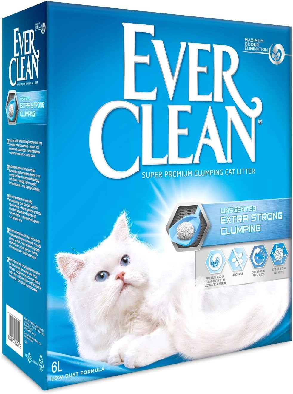 EVERCLEAN Cat Sand (Authorized Dealer Product), Unscented Type, 2.3 Gal (6 L) (Sold Individually) image number 1