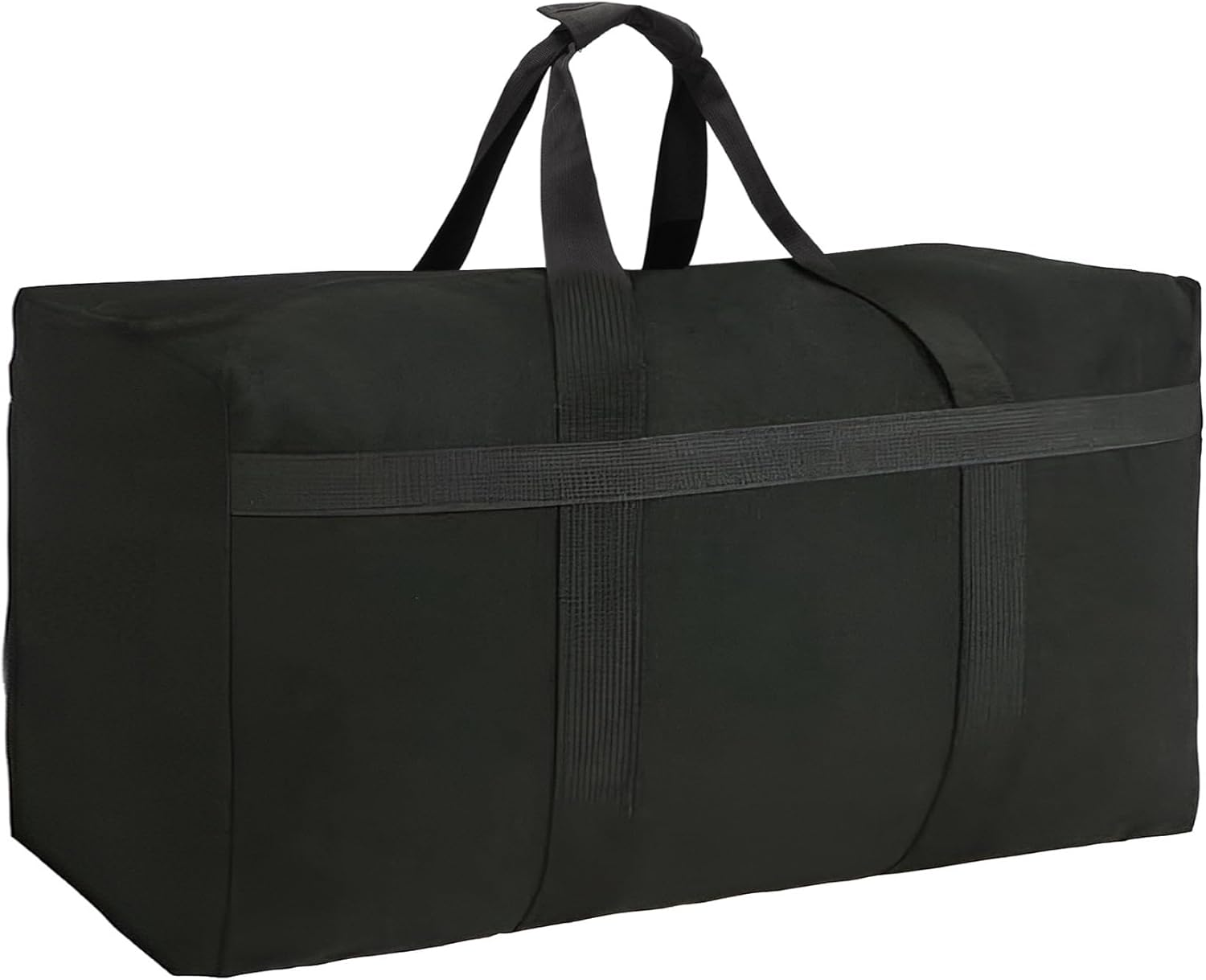Sharmgoria Huge Duffel Bag, Black Canvas, 37 X 11.8 X 22 In, Simple