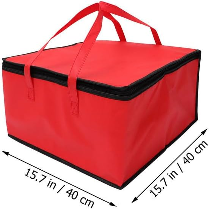 Tofficu Insulated Picnic Bag 15.75 Inch Portable Cooler Bag Thermal Food Storage for Outdoor Camping Grocery Shopping and Takeout