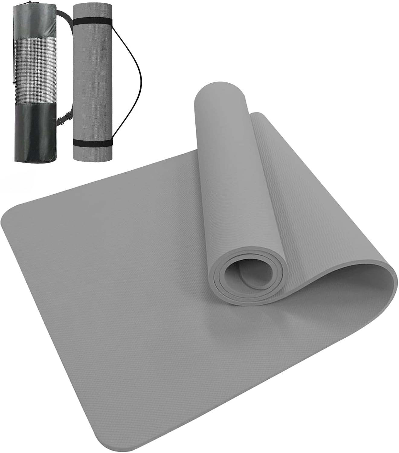 SURFOU Yoga Mat, TPE Premium Material, 0.3 Inches (8 Mm) image number 5