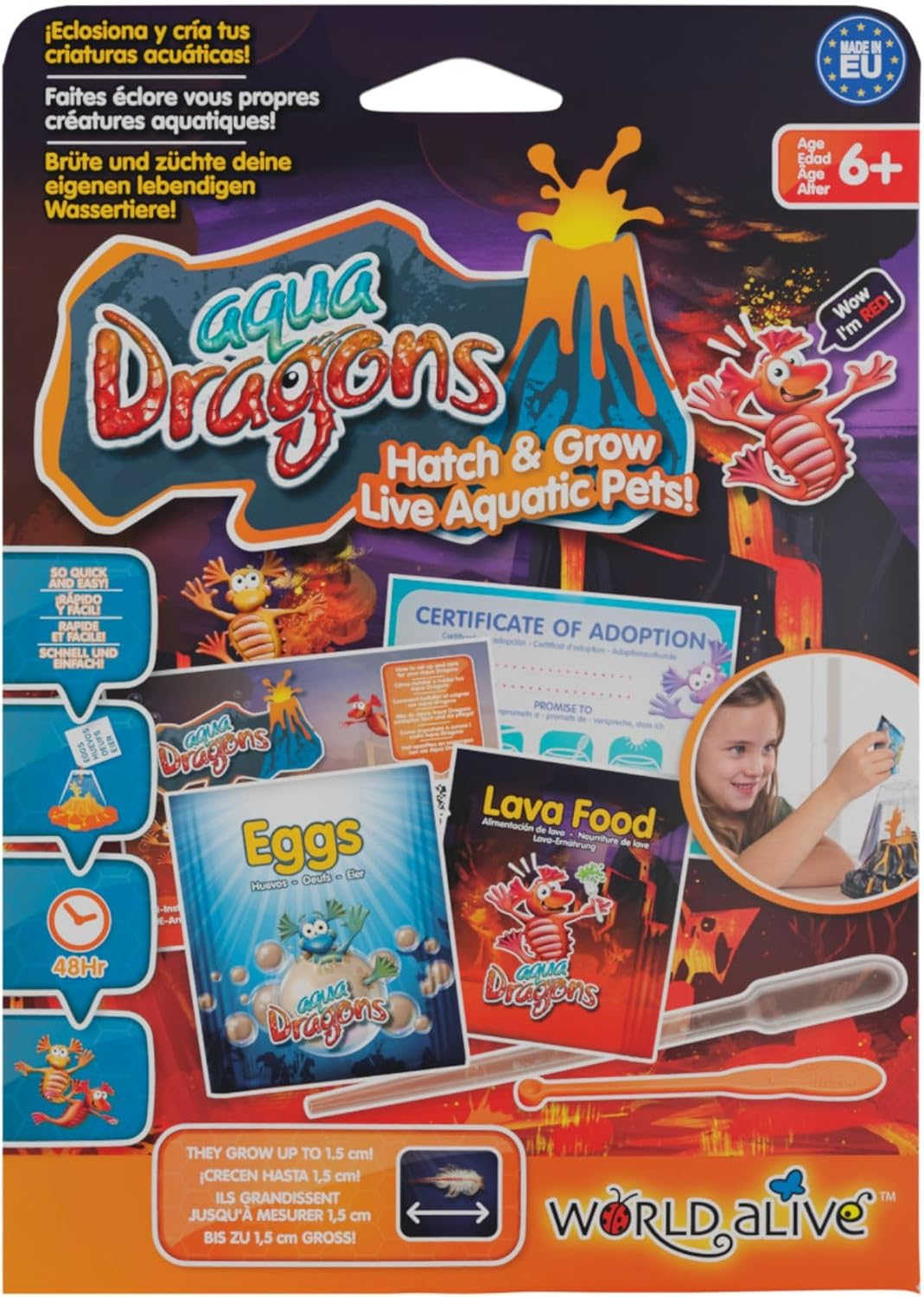 Aqua Dragons - I'M Red Food Refill image number 1