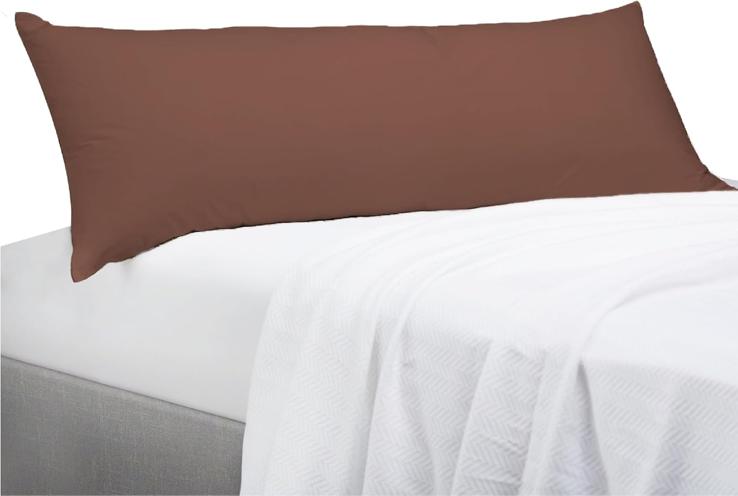 Australian Made Hotel Body Pillow (Pillowcase Included) (Black)
