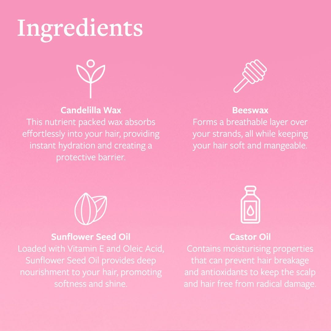 Slickhair Hair Wax Stick, Hair Stick for Flyaways, Slick Stick Hair Wax for Women and Children, Refreshes and Nourishes Hair, Non Sticky and Non Greasy - 50G image number 2