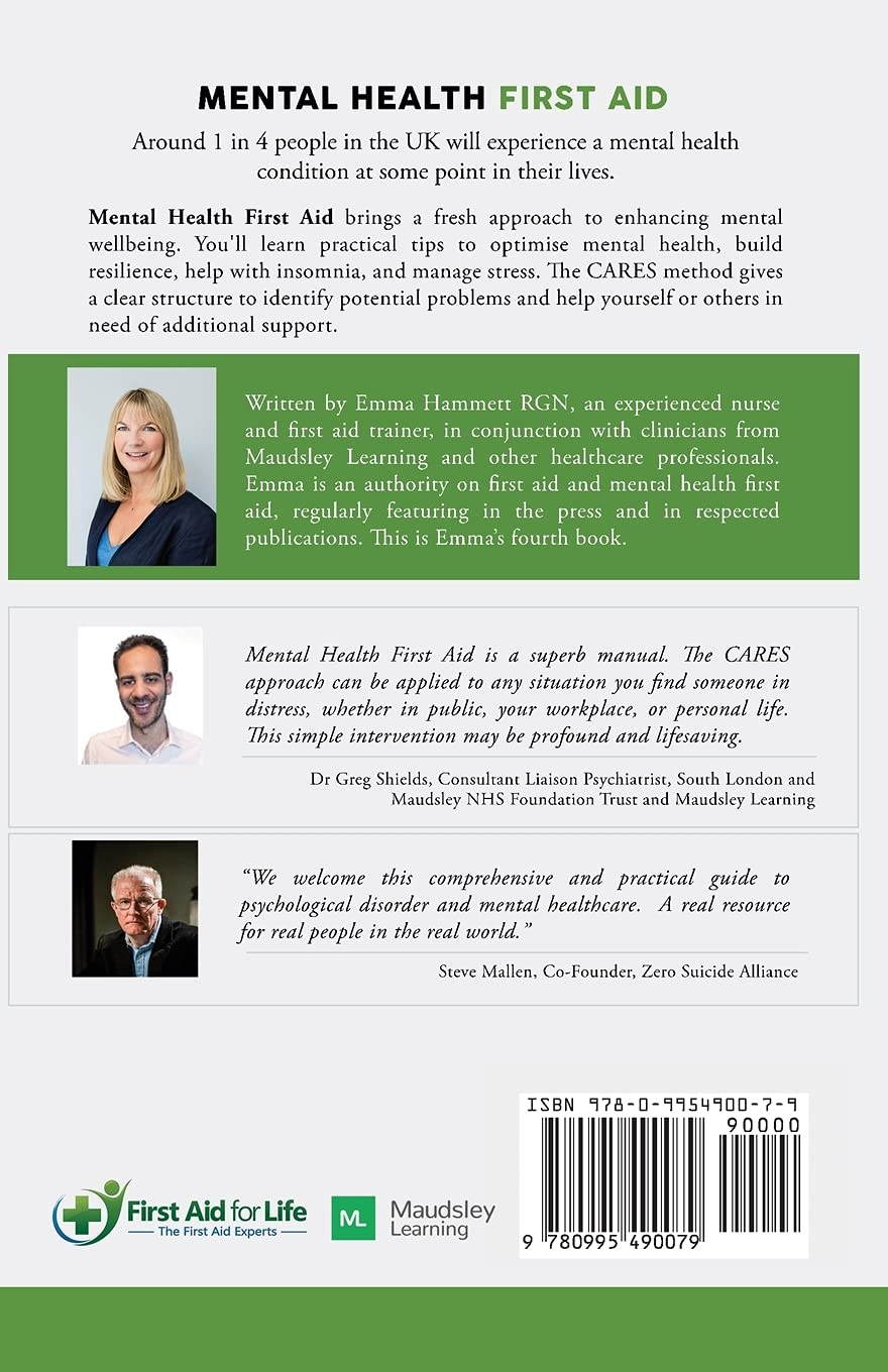 Mental Health First Aid: a Practical Guide for Workplaces, Schools, Families, Friends, Carers and Everyone Needing Support with Their Mental Health. image number 1