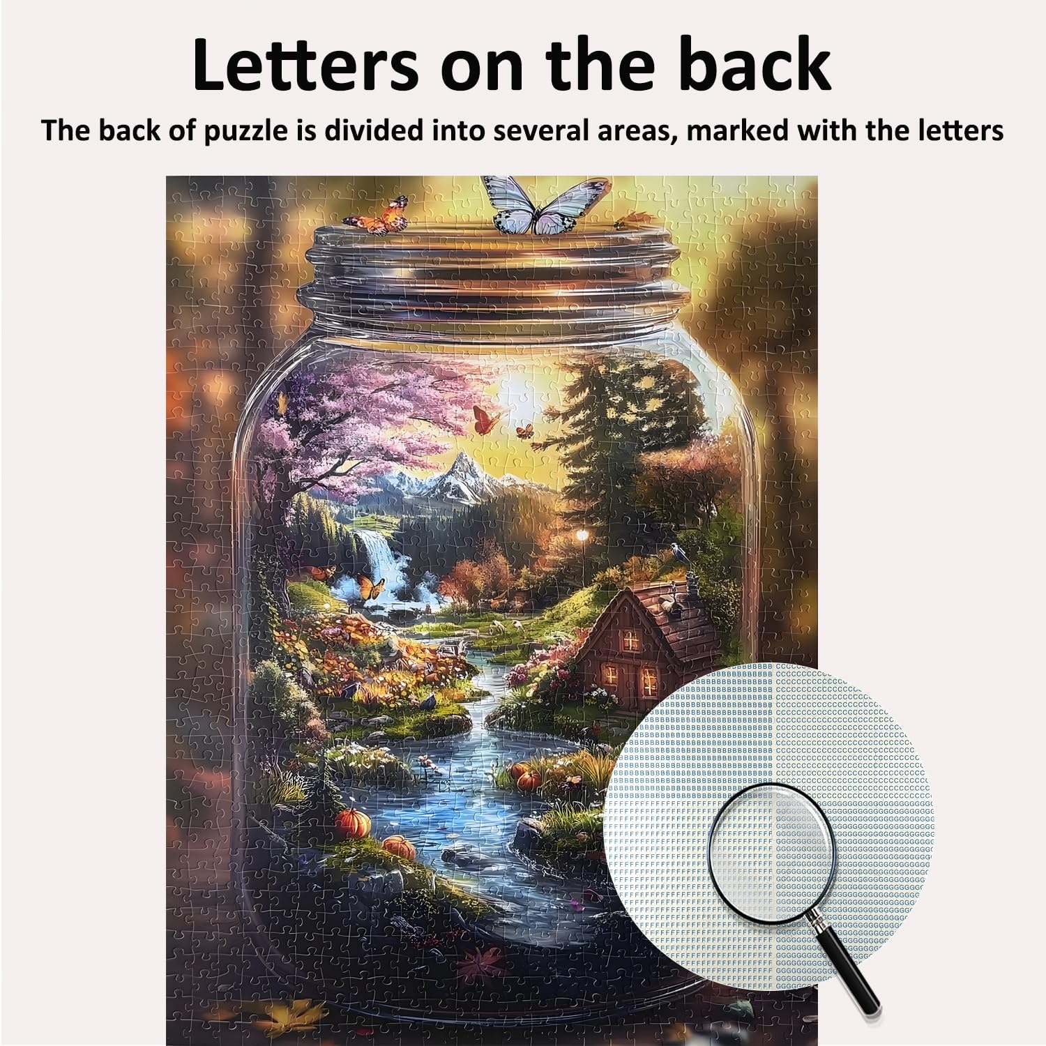 Jigsaw Puzzles for Adults 1000 Pieces Impossible Hard Difficult Challenging Puzzles for Adults 1000Pc Puzzles World in Bottle Nature'S Dream Jigsaw Puzzle 1000 Pieces 28 X 20 Inch image number 4