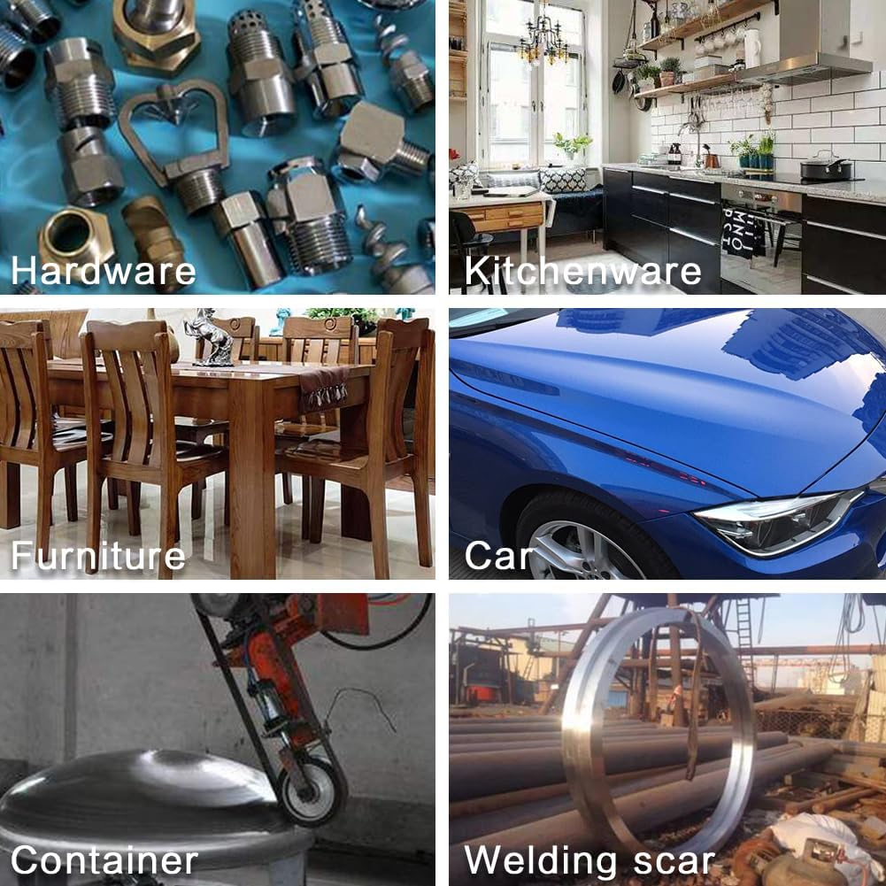 13Mmx457Mm 13Mm X 457Mm Sanding Belt Assorted Pack,60 Pcs(10 Each of 40 60 80 120 150 240 Grits) Aluminum Oxide for Sander image number 4