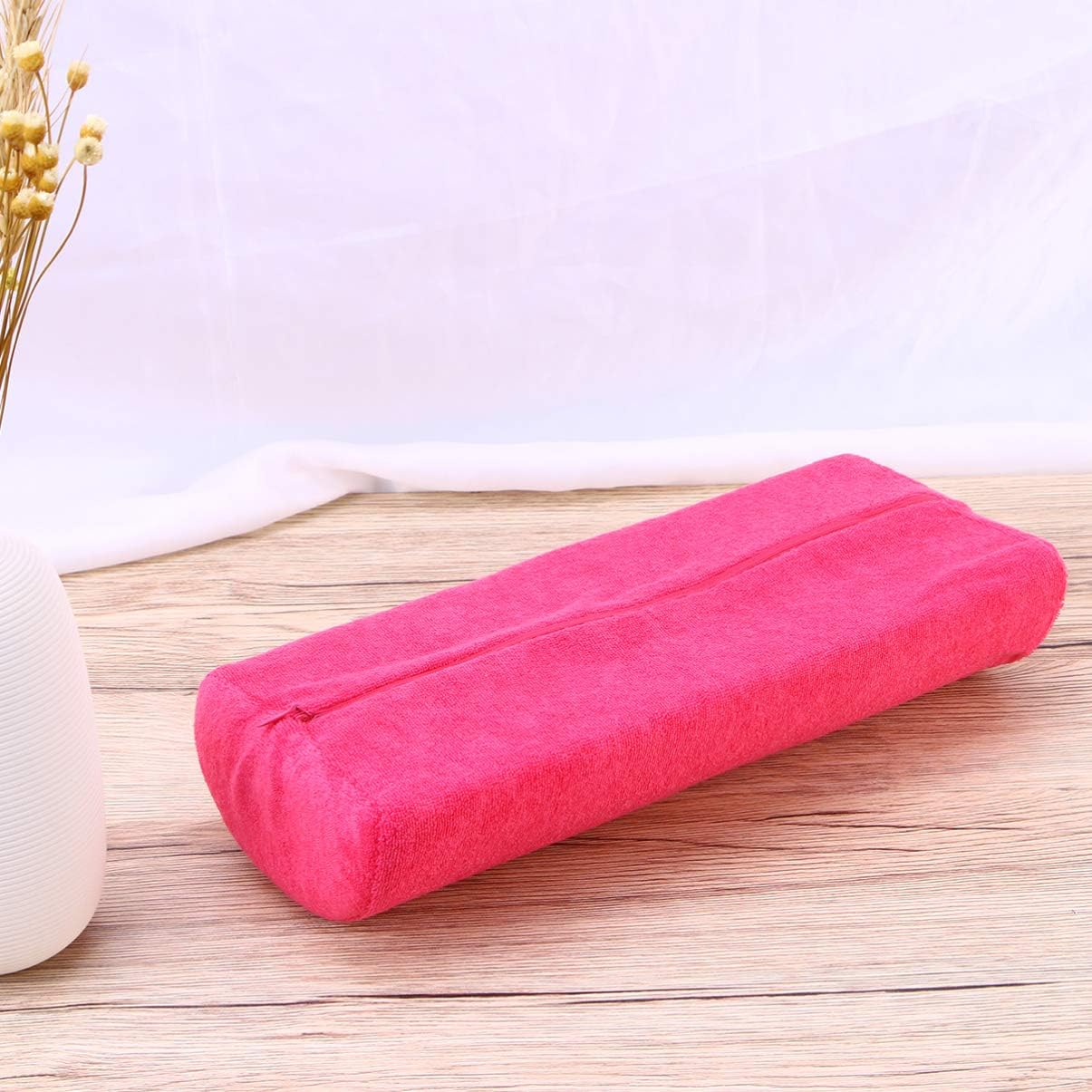 PACKOVE Portable Nail Art Wrist Cushion Pad Light Purple Hand Pillow for Manicure Comfortable Nail Rest for Salon Home Use Easy to Clean for Technicians Beginners image number 6