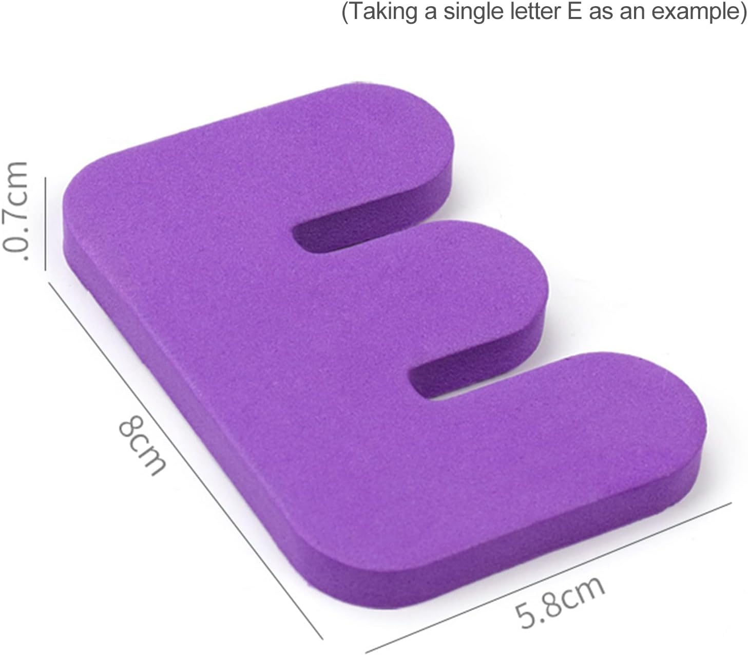 36Pcs/Set Bath Toy,Floating Alphanumeric Letters Puzzle Soft Numbers Bathroom Sticker image number 6