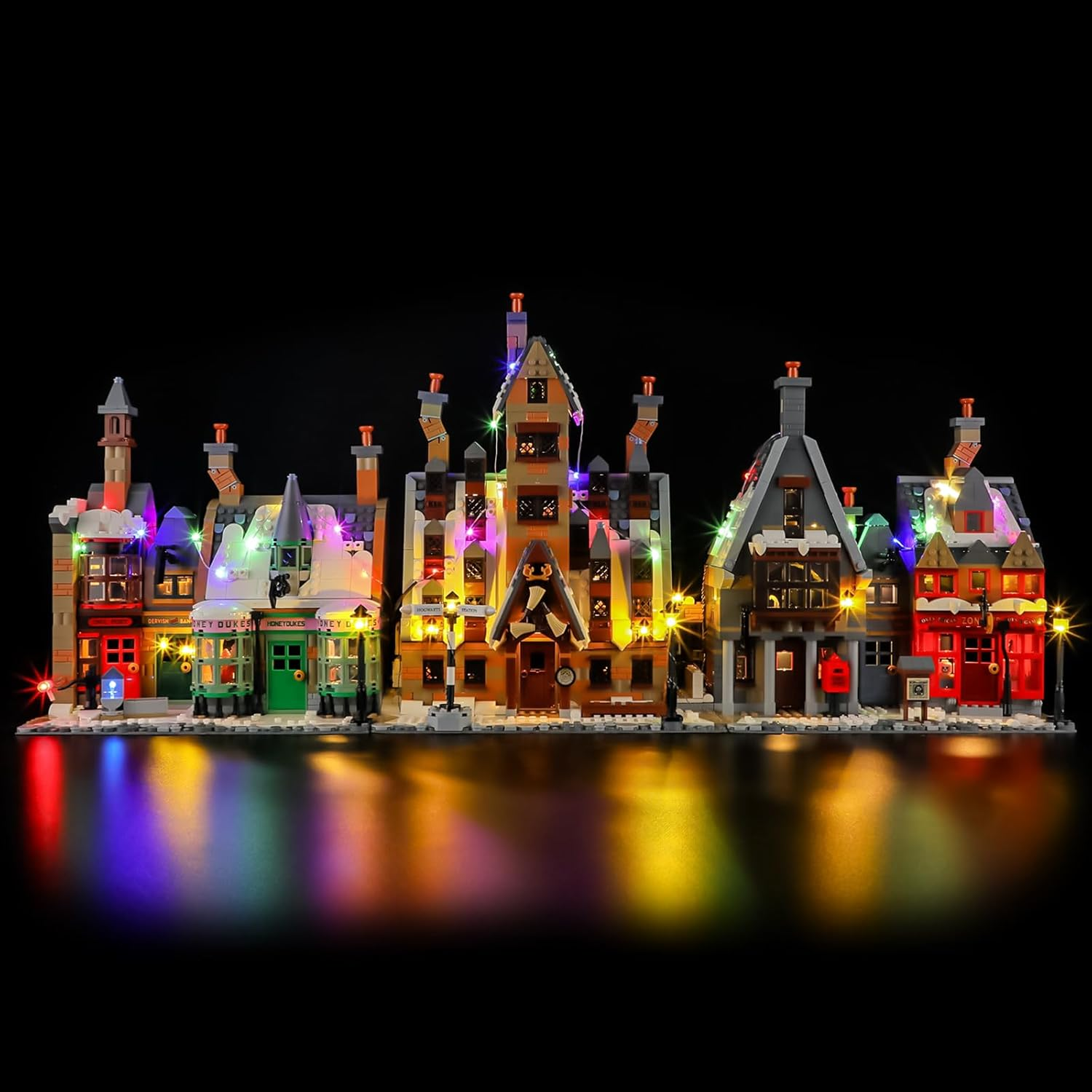 BRIKSMAX LED Lighting for  Harry Potter Village Hogsmeade - Collector'S Edition 76457, Compatible Light Set for Building Blocks - without  Set