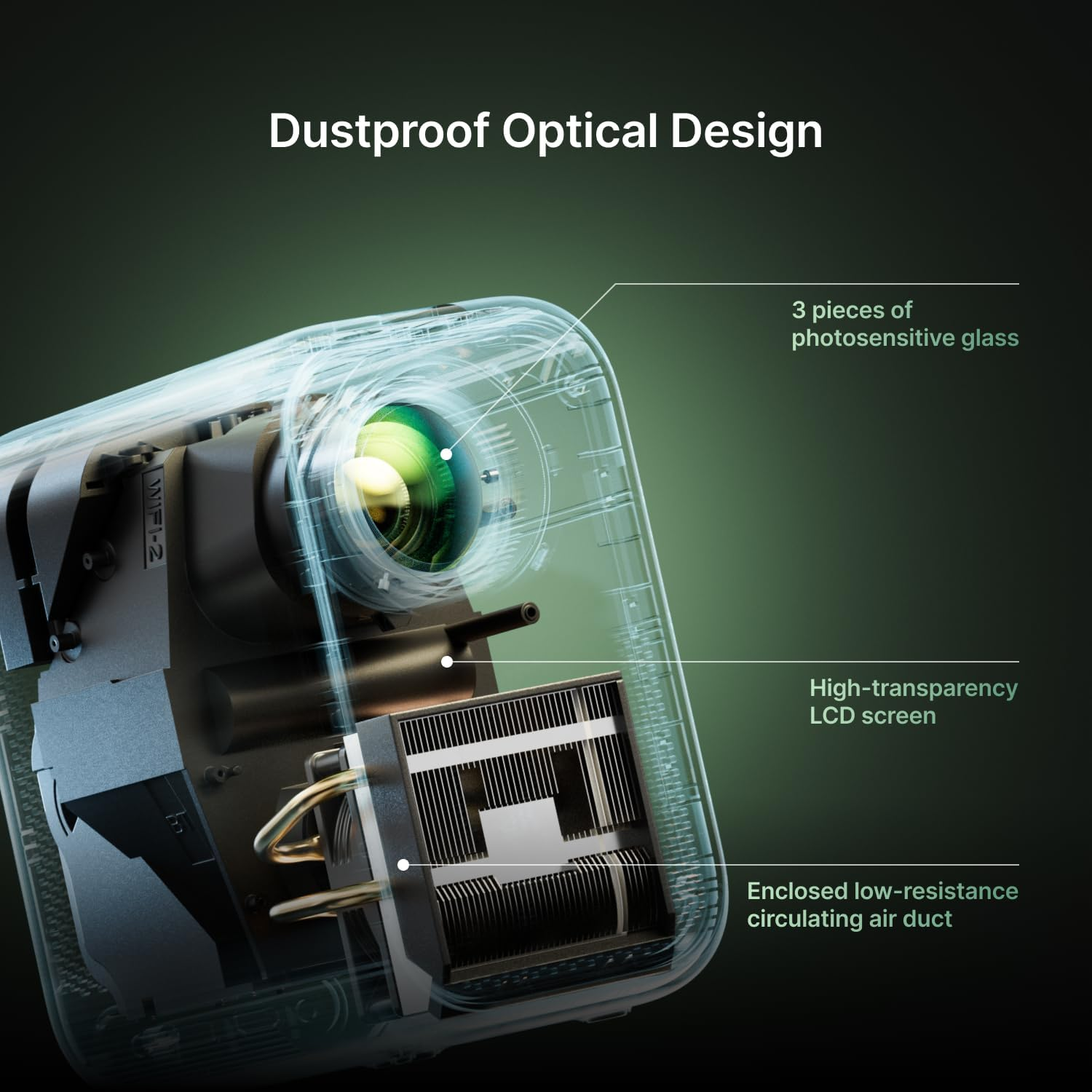 Formovie 4K Video Projector, Electric Focus: Xming Page One Wifi Bluetooth Rear Projector, 30000 Lux, Video Projector 1080P FHD Supported, IP5X Waterproof, Home Theater for Ios/Android/Phone/Hdmi/Usb image number 4