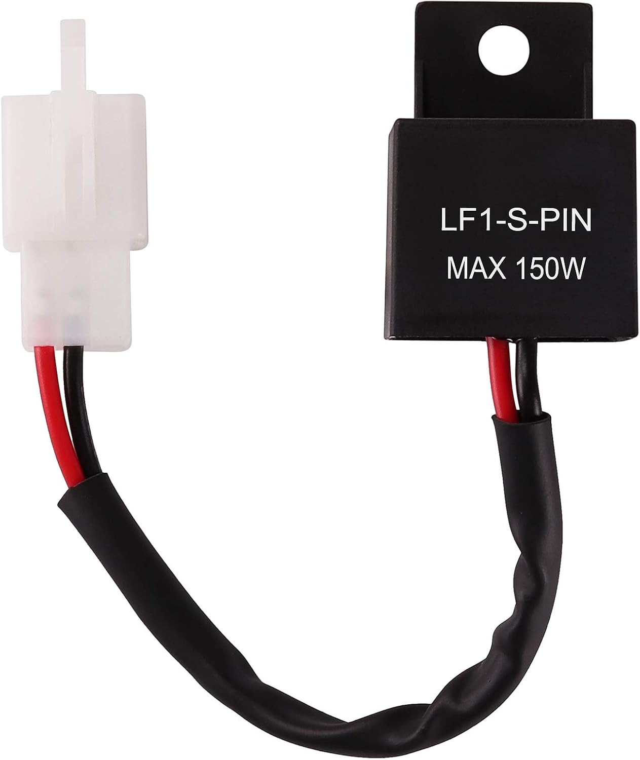 Kinstecks 2Pin Flasher Relay 12V Motorcycle Indicators LED Light Flasher for Motorcycle LED Indicators Turn Signal Light image number 1