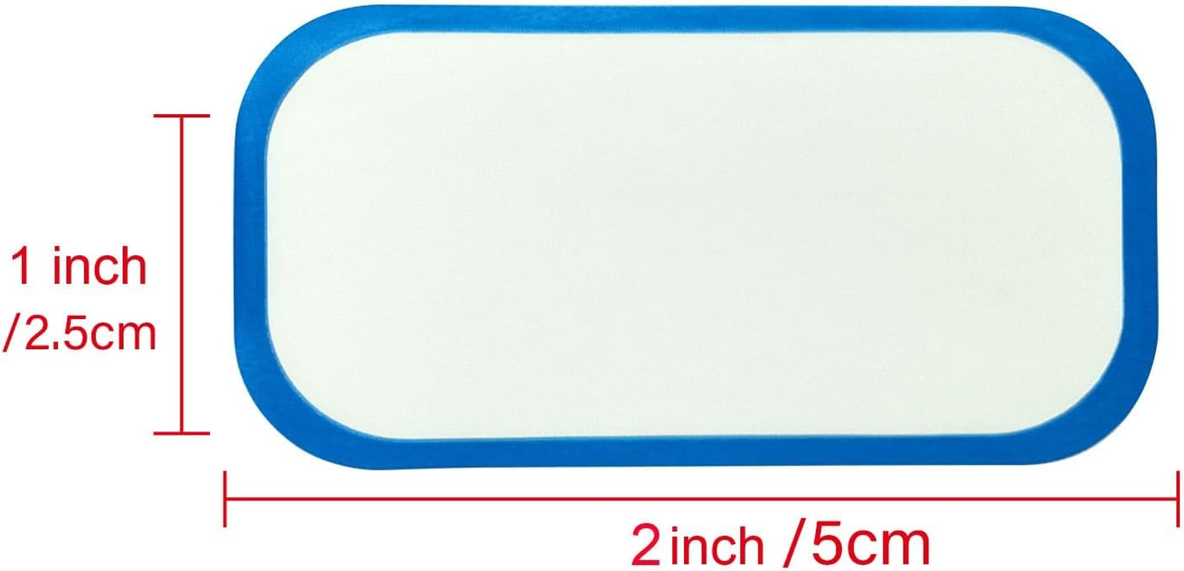 AIMALL 300PCS Blank Food Labels, Kitchen Storage Labels, 1''X2'' Adhesive Stickers for Meal Prep, Baby Formula, Freezer Organization image number 4