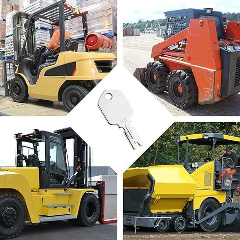 10PCS Forklift Keys 166 Ignition Keys Compatible with Clark Compatible with Hyster Compatible with Yale Heavy Equipment Keys image number 5