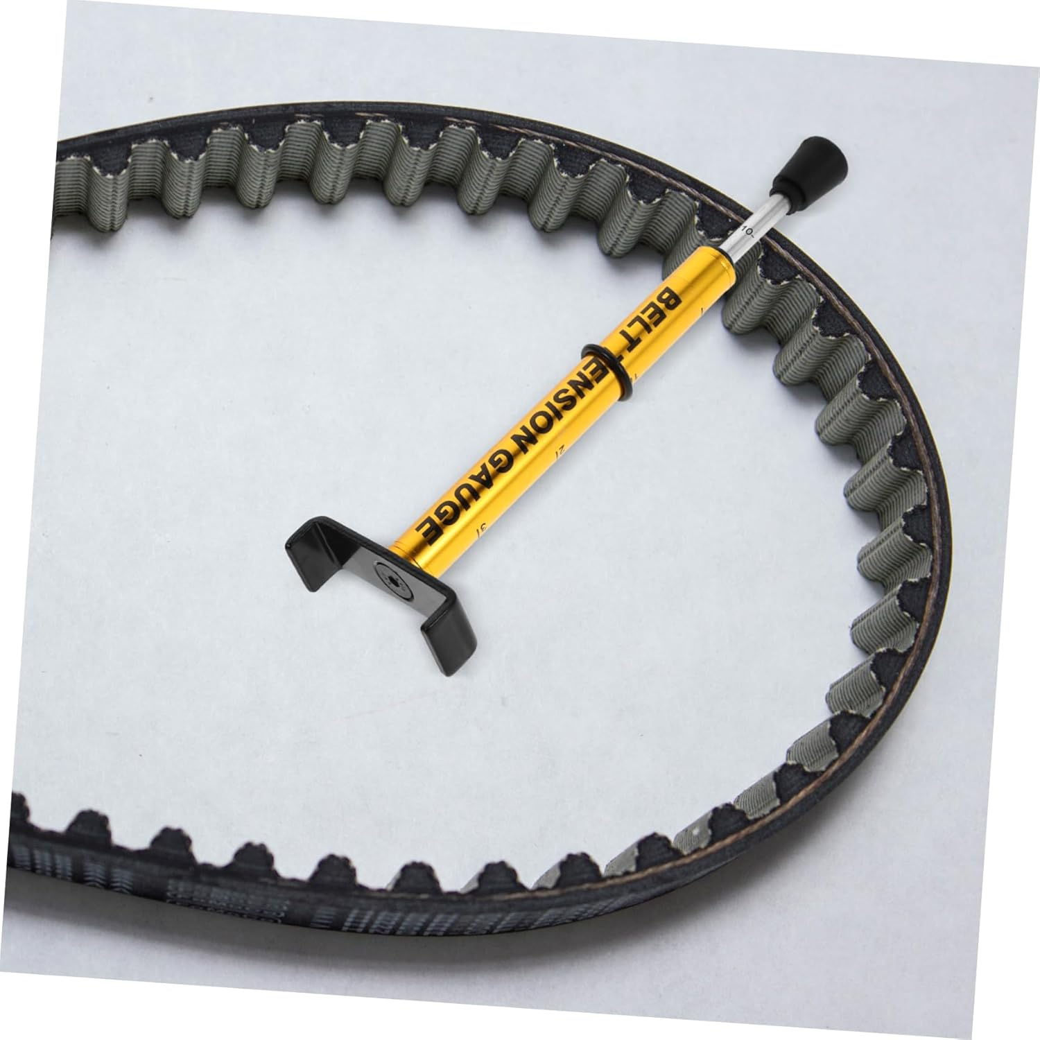 Universal Belt Tensioner Pulley Tool 10Lbs Adjustable Ratchet Accurate Drive Belt Tension Gauge for Automotive and Motorcycle Maintenance Repair image number 5