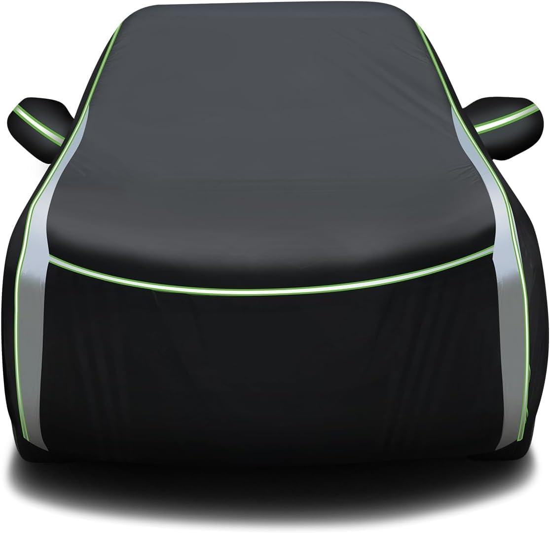 Cartist 420D Sportage Car Cover for Kia Sportage 1995-2025 2026，SUV Car Cover for Sportage Accessories, Outdoor Waterproof Oxford, with Zipper & Reflective Safety Strips image number 5