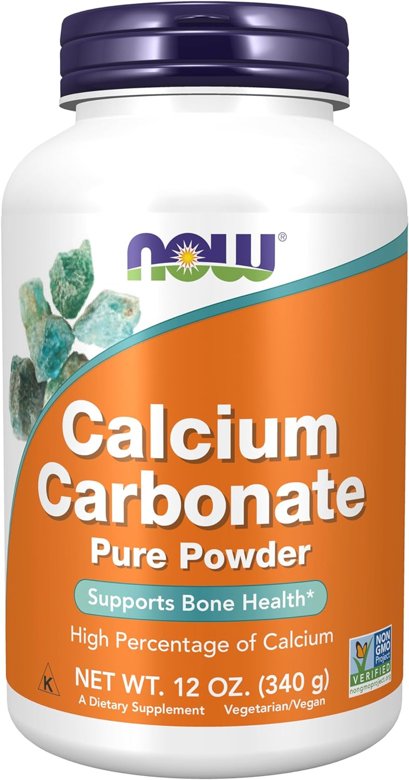 NOW Calcium Carbonate Powder, 12-Ounces image number 3