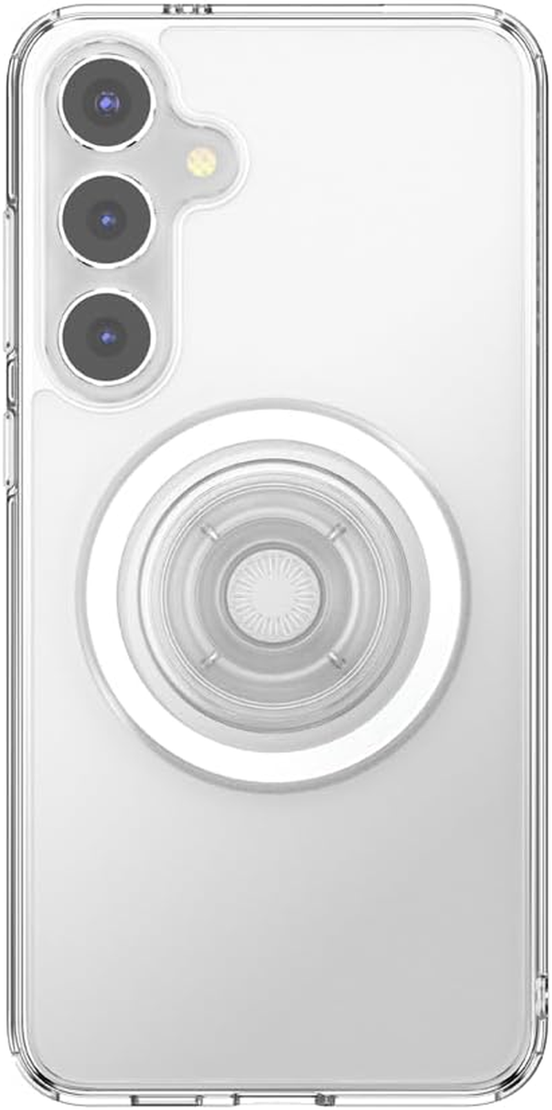 Popsockets Samsung Galaxy S24 Ultra Case Compatible with Magsafe, with Magnetic round Phone Grip Included, Phone Case for Galaxy S24 Ultra - Clear image number 7