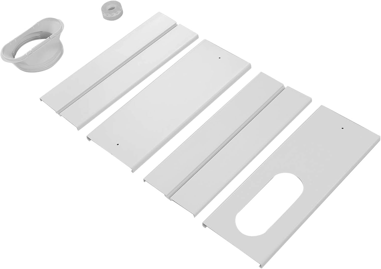 Air Conditioning Window Kit Non-Deformed Heat Resistant Seamless Power Saving Adjustable Sliding AC Valve Kit with for Office image number 2