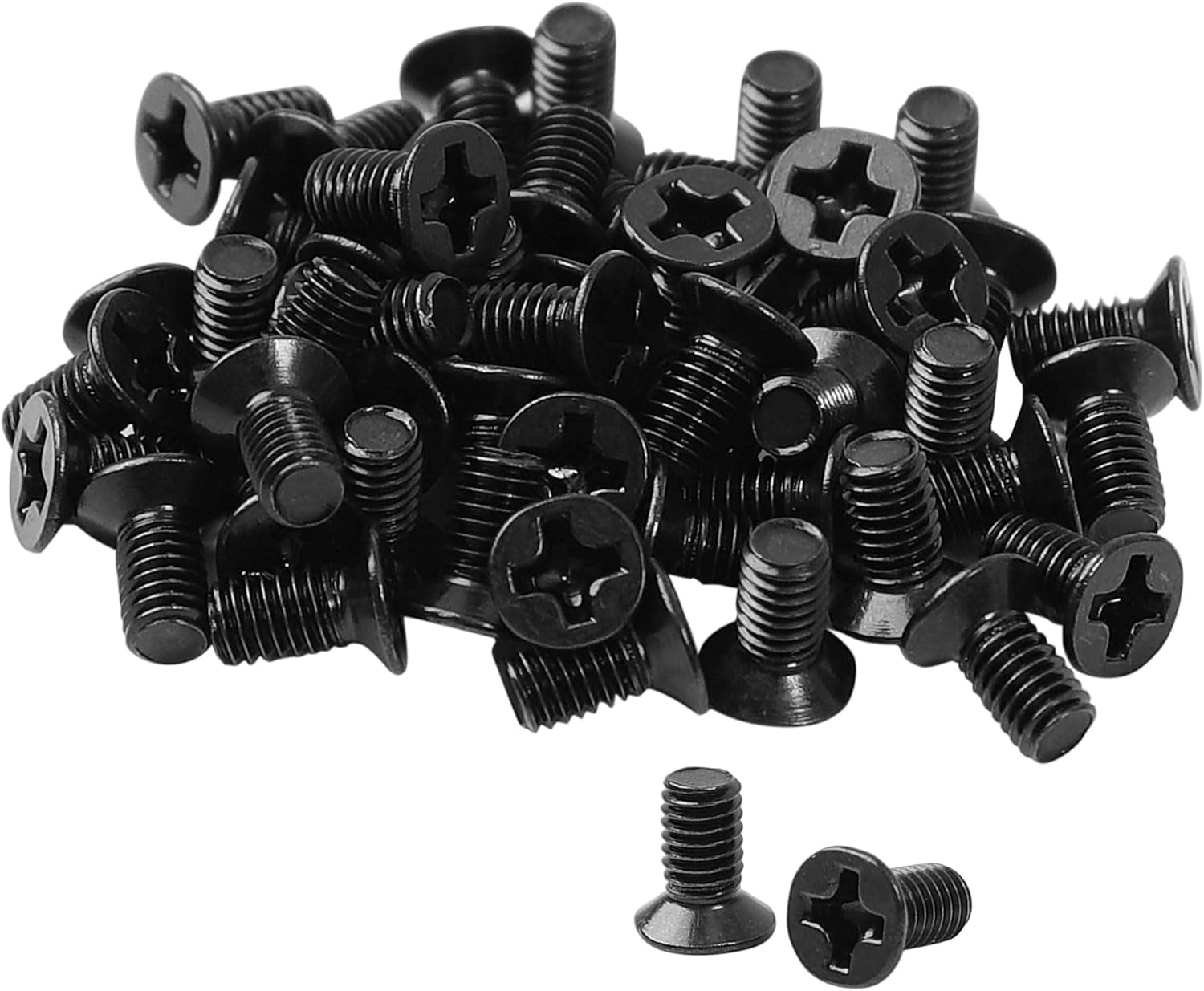 Uxcell 50Pcs M3 X 4.7Mm HDD SSD Hard Drive Mounting Screws - Black Metal Replacement for Laptop image number 4