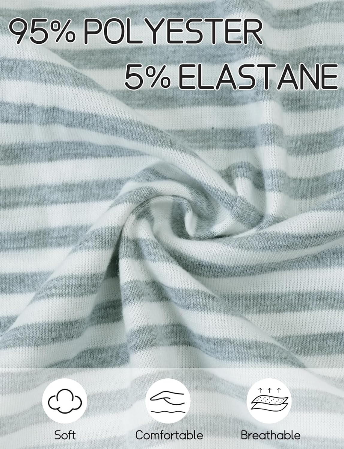 SEAUR plus Size Maternity Tank Dress Pregnant Sleeveless Sundresses Summer Stripes Lace Trims Casual Leisure Midi Dresses image number 3