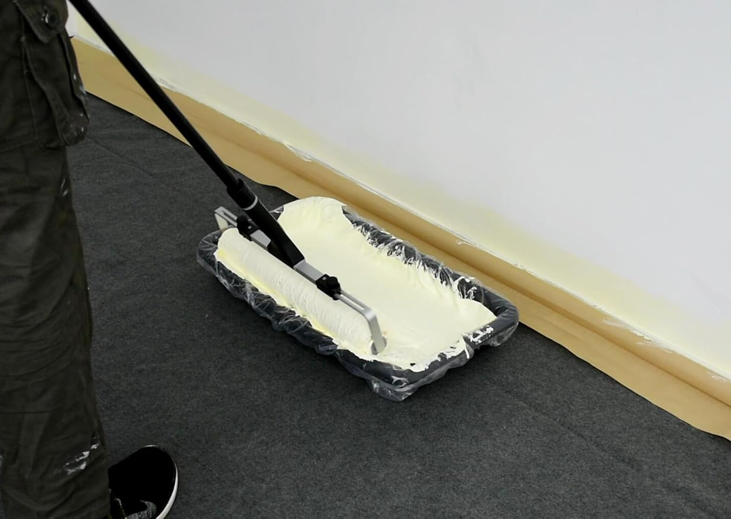 ROLLINGDOG 18 Inch Paint Tray Liners - Exclusively Use with Rollingdog XL Series Paint Roller Kit (Pack of 5) - 5Pc Paint Tray Liners image number 6