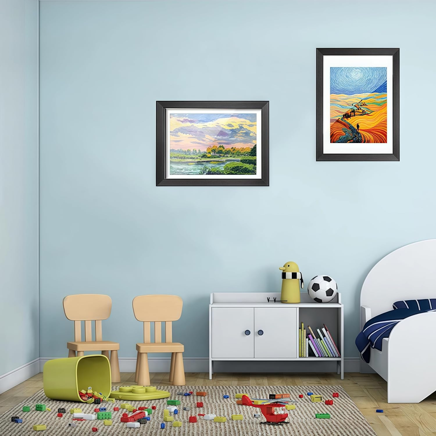 1PCS A4 Kids Art Frame - Durable Children'S Picture Frame for Displaying Artwork, Ideal for Home or School Use, Easy to Hang, Perfect for Boys and Girls image number 2