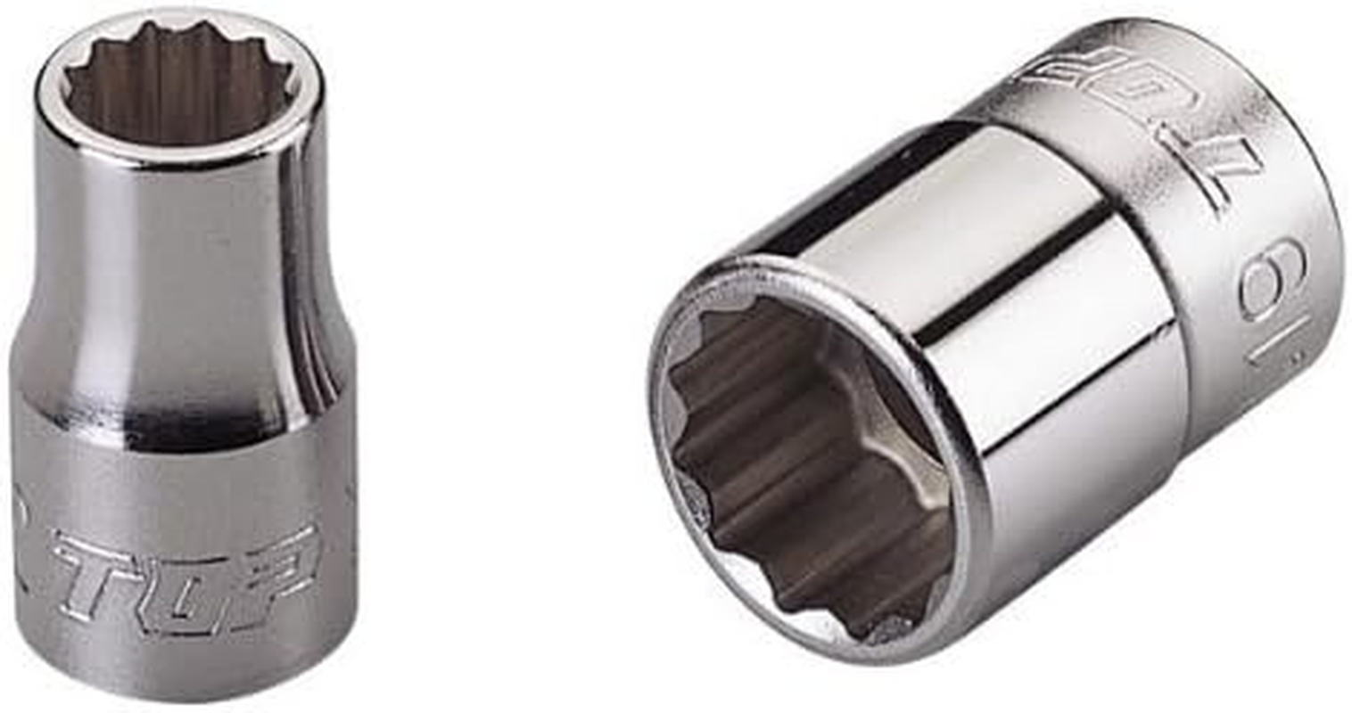 TOP Socket Wrench Set, Insertion Angle, 0.5 Inch (12.7 Mm), Case, Strong Type, Ratchet Handle, 0.4-1.1 Inches (10-27 Mm) Socket, 10 Piece Set, Total 10 Piece Set, Tsubame Sanjo, Made in Japan image number 3