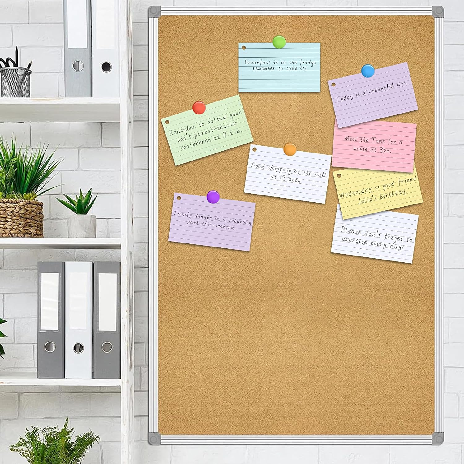 300 Revision Cards, 6 Packs Index Cards with Binder Rings, Multi-Color Kraft Record Cards for Note-Taking, Language Learning, 12.5 * 7.5Cm image number 3