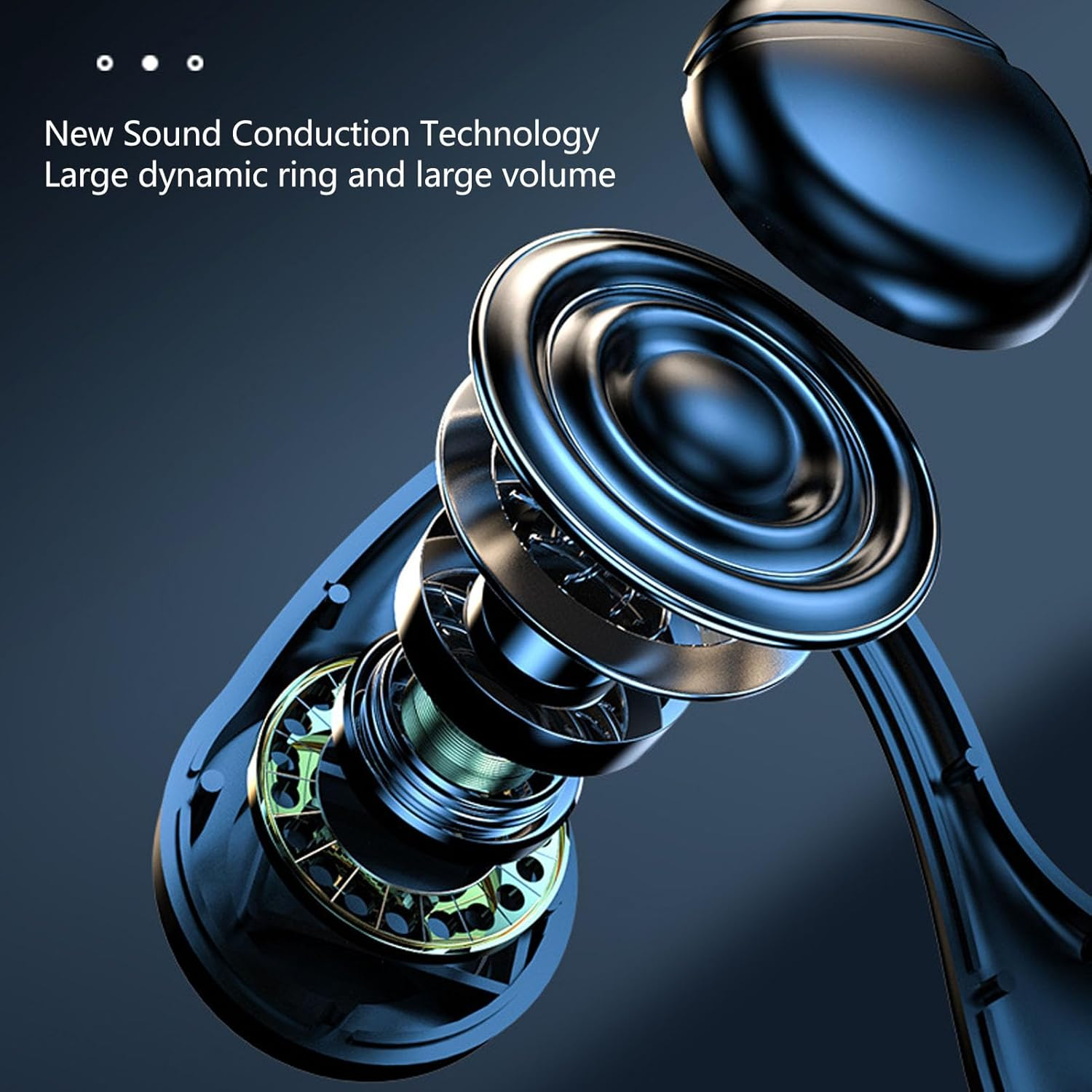 Wireless Headphones with Bone Conduction, Hifi Sound, Long Battery Life, Stable Connection, Suitable for Sports image number 4