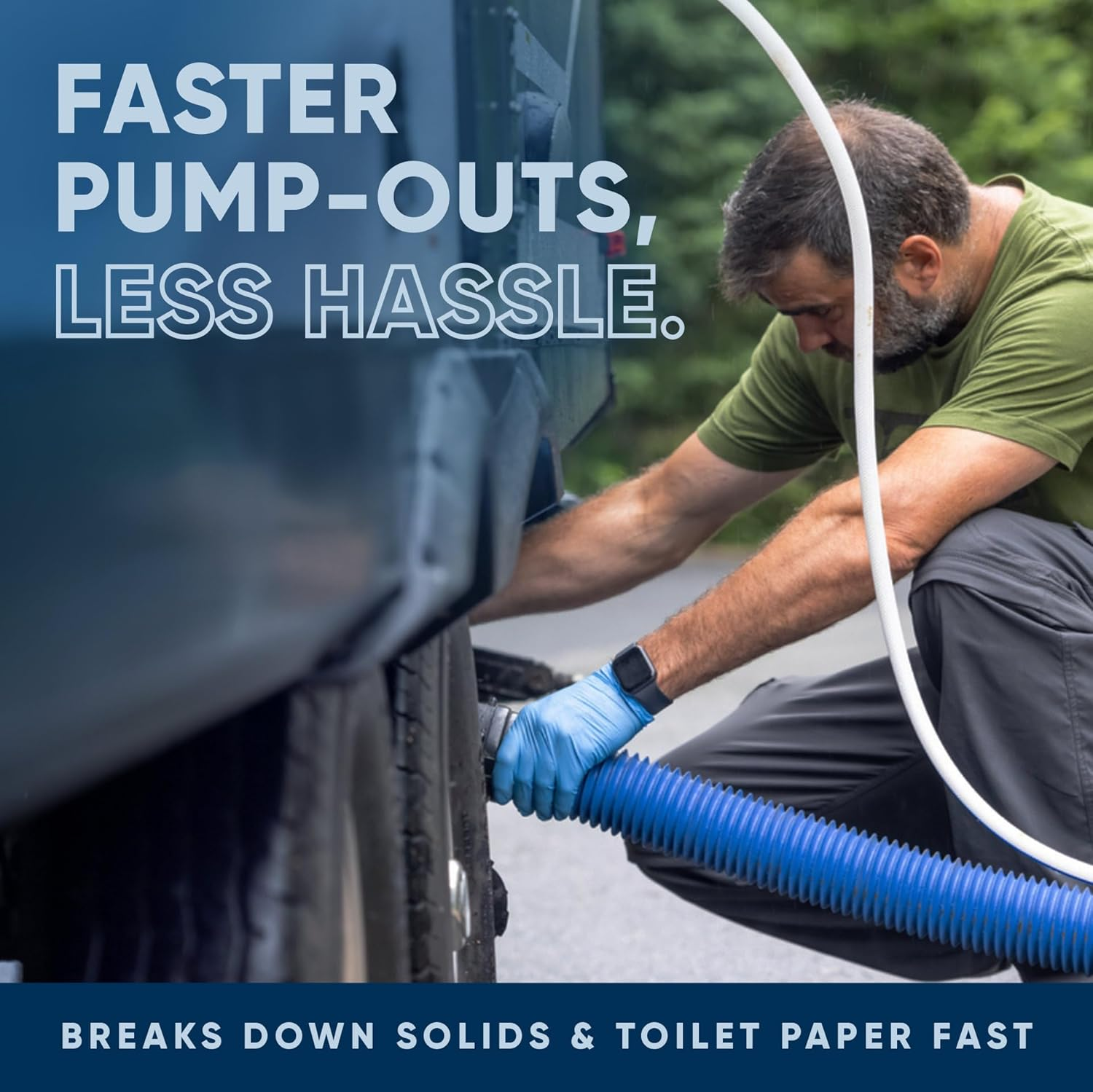 Eco Strong RV Toilet Treatment | RV Black Tank Treatment | RV Holding Tank Digestor, Odor Eliminator, and Cleaner | Perfect for Campers, Rvs, Boats, 16 Treatments, Lavender image number 2