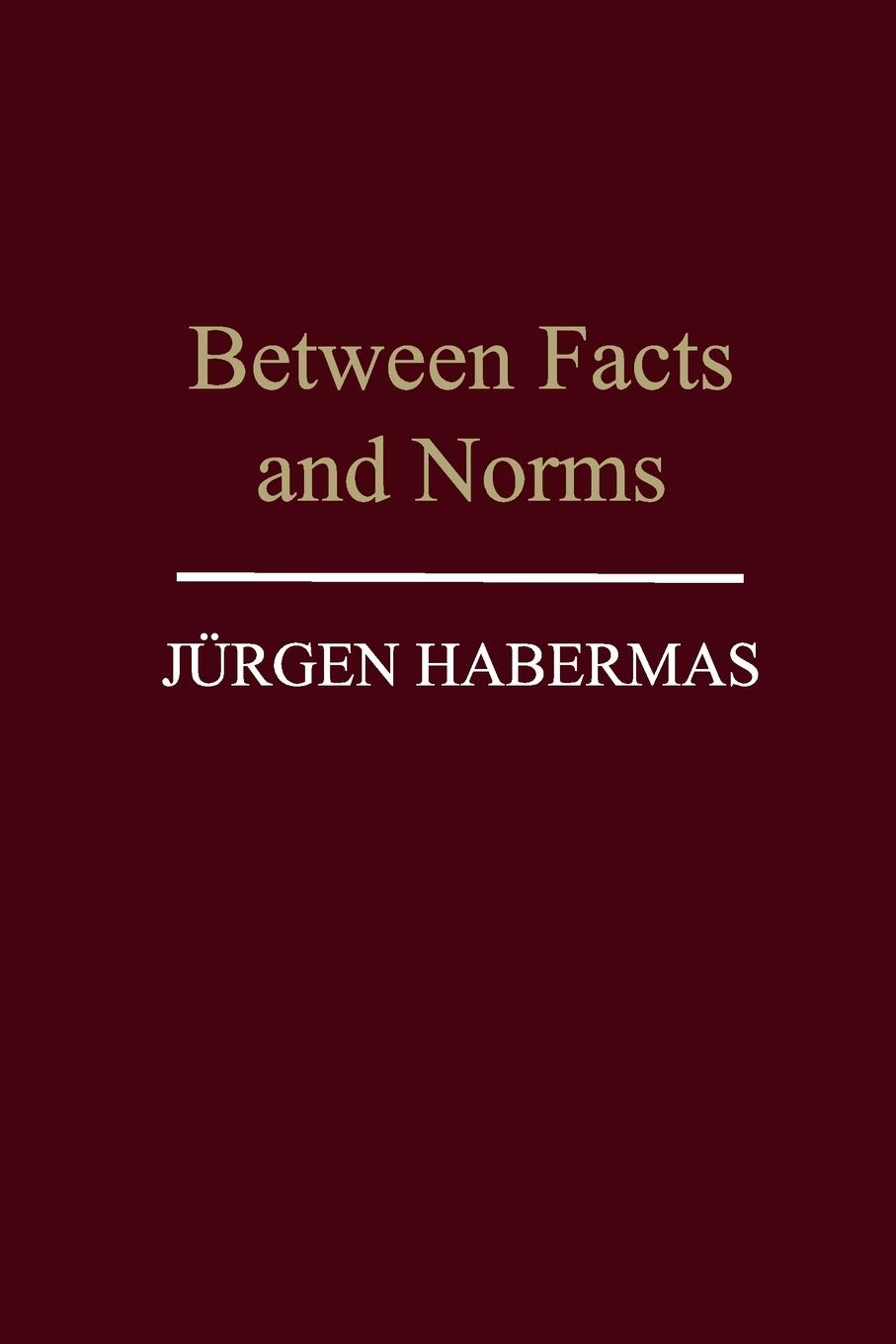 Between Facts and Norms: Contributions to a Discourse Theory of Law and Democracy image number 1