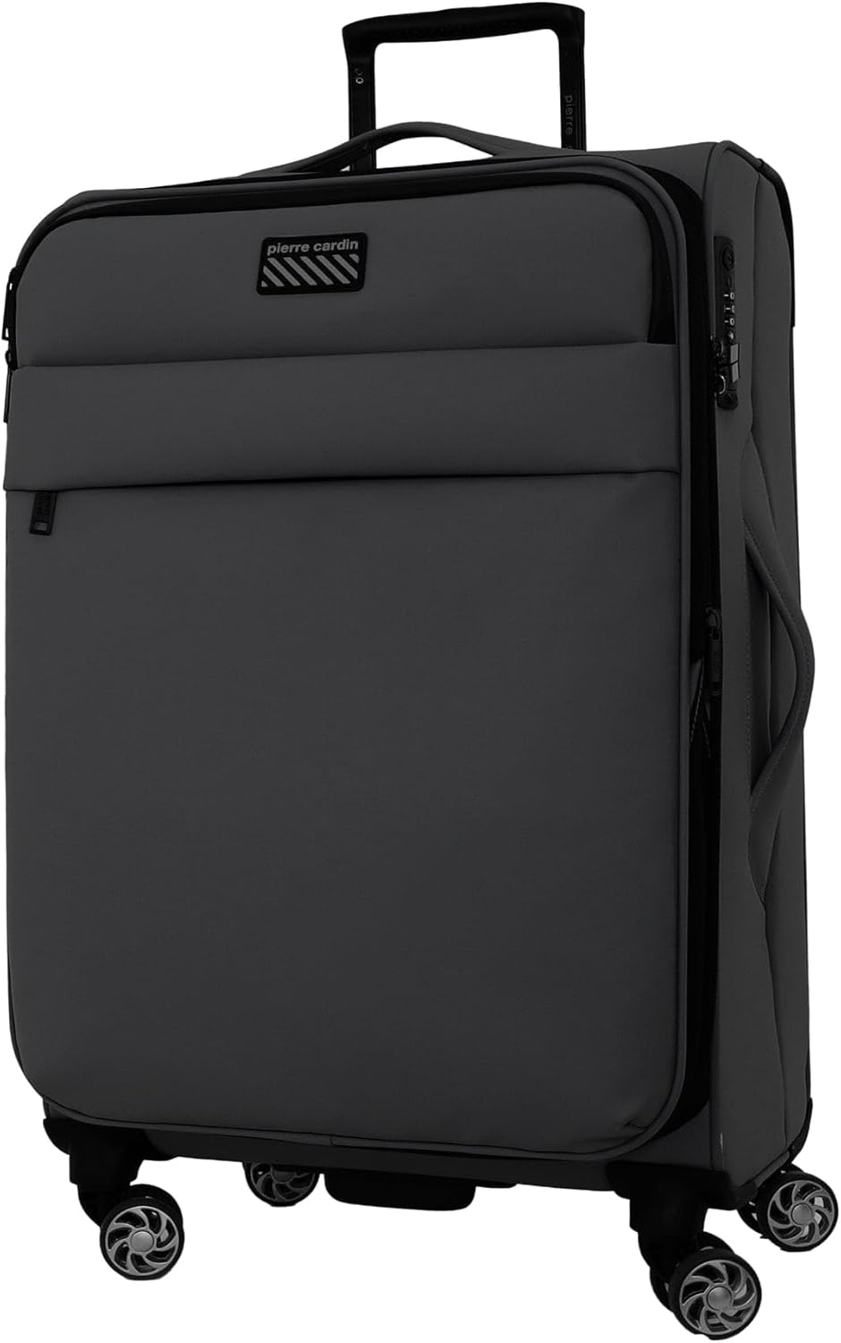 Pierre Cardin 69Cm Soft Water-Repellent Medium Suitcase Spinner in Navy image number 6