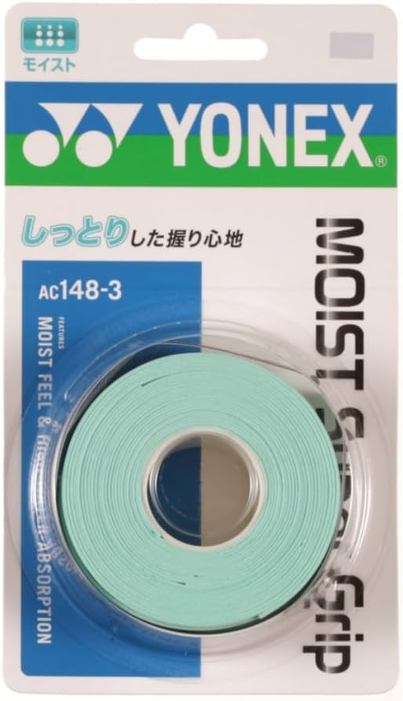 Yonex AC148 Accessory Grip Tape, Moist Super Grip (Pack of 3)