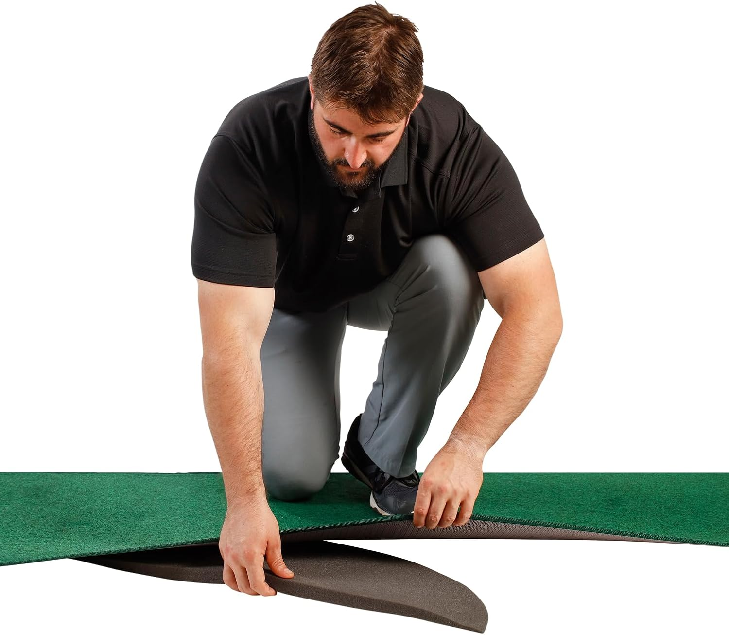 Odyssey Odyssey 12 Putting MAT, Golf Putter Practice Mat, 14.4 X 35.8 Inches (365 X 91 Cm), Inclined, Large, Putter Practice Equipment, Indoor Exercise, Putting Practice, Golf Equipment image number 1