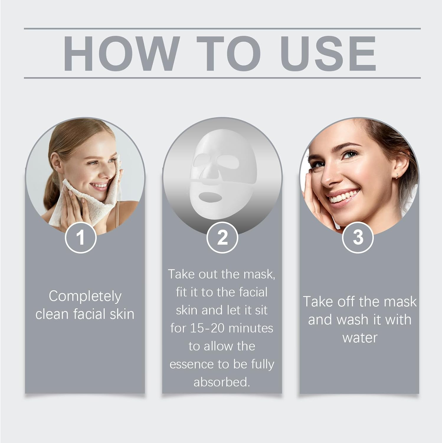 Skaind Hydraglow Deep Face Mask for Women, Sleep Mask, Facial Masks for Women Skin Care, Firming Moisturizing Collagen Real Deep Mask for Lifting, Face Tape for Wrinkles Overnight, 1Box/4Pcs (2Pcs) image number 1