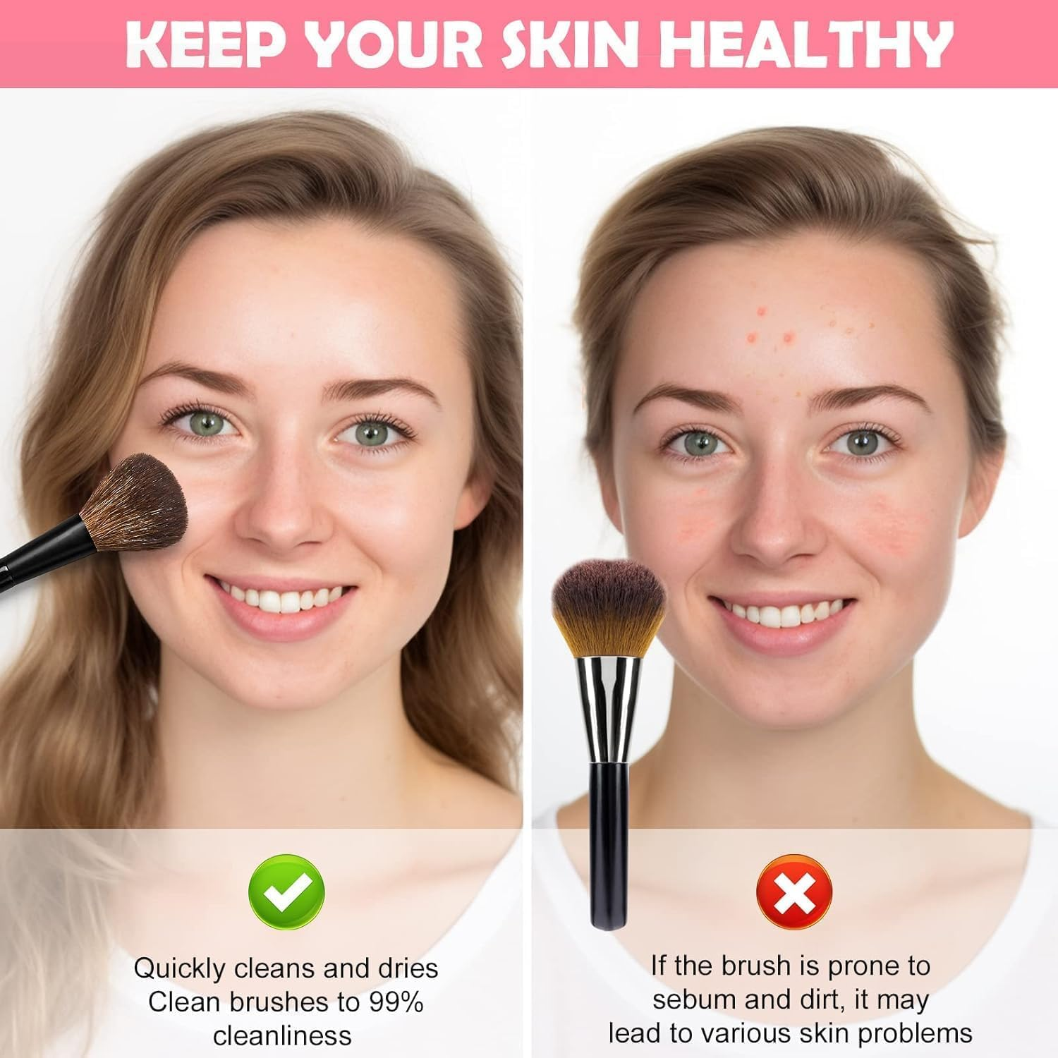 YBVABE Makeup Brush Cleaner and Dryer - USB Rechargeable Electric Makeup Brushes Cleaner Machine - Fast Drying and Efficient Brush Cleaner for Makeup Brushes image number 6