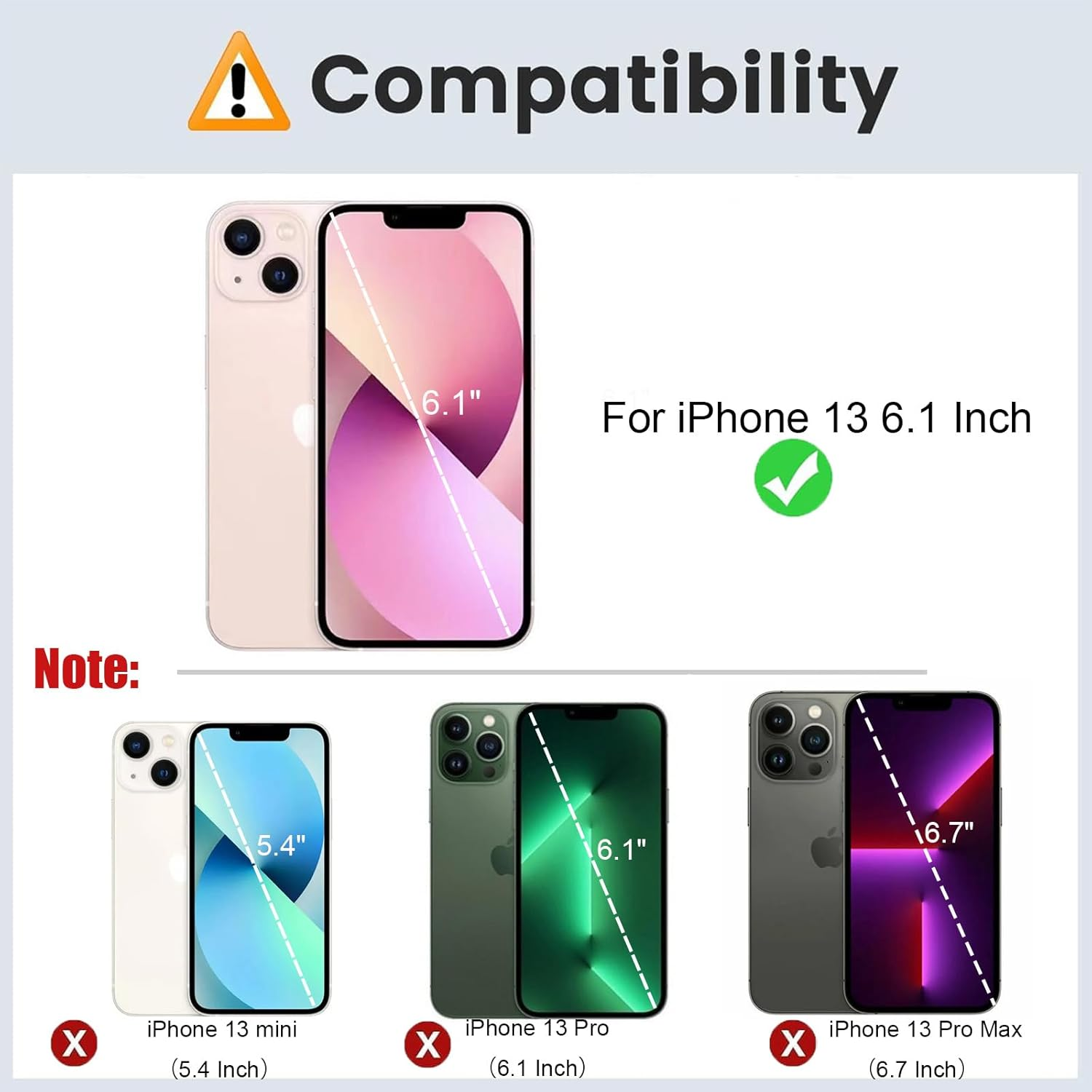 Vonzuda Case for Iphone 13 6.1-Inch with Camera Protection, Ultra Slim, Shockproof, Anti-Yellowing, Scratch-Resistant (Clear) image number 4